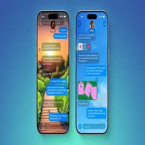 اضافه کردن پس‌زمینه سفارشی به پیام‌ها در iOS26